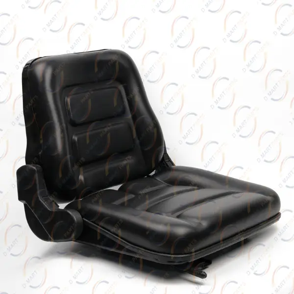 Seat forklift vinyl foldback 90 degree universal heavy equipment D Mart Parts