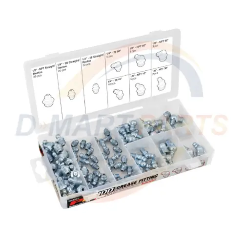 W54251 Grease fitting pack 100 pcs Mixed  Assortment degrees forklift D Mart Parts