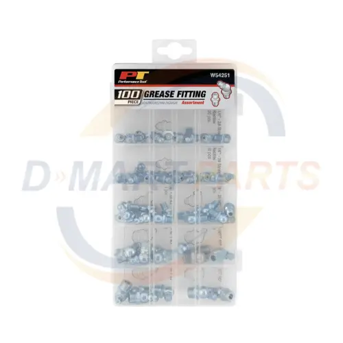 W54251 Grease fitting pack 100 pcs Mixed  Assortment degrees forklift D Mart Parts
